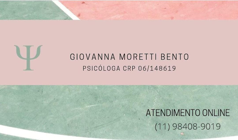 Giovanna Moretti Bento - Psicóloga